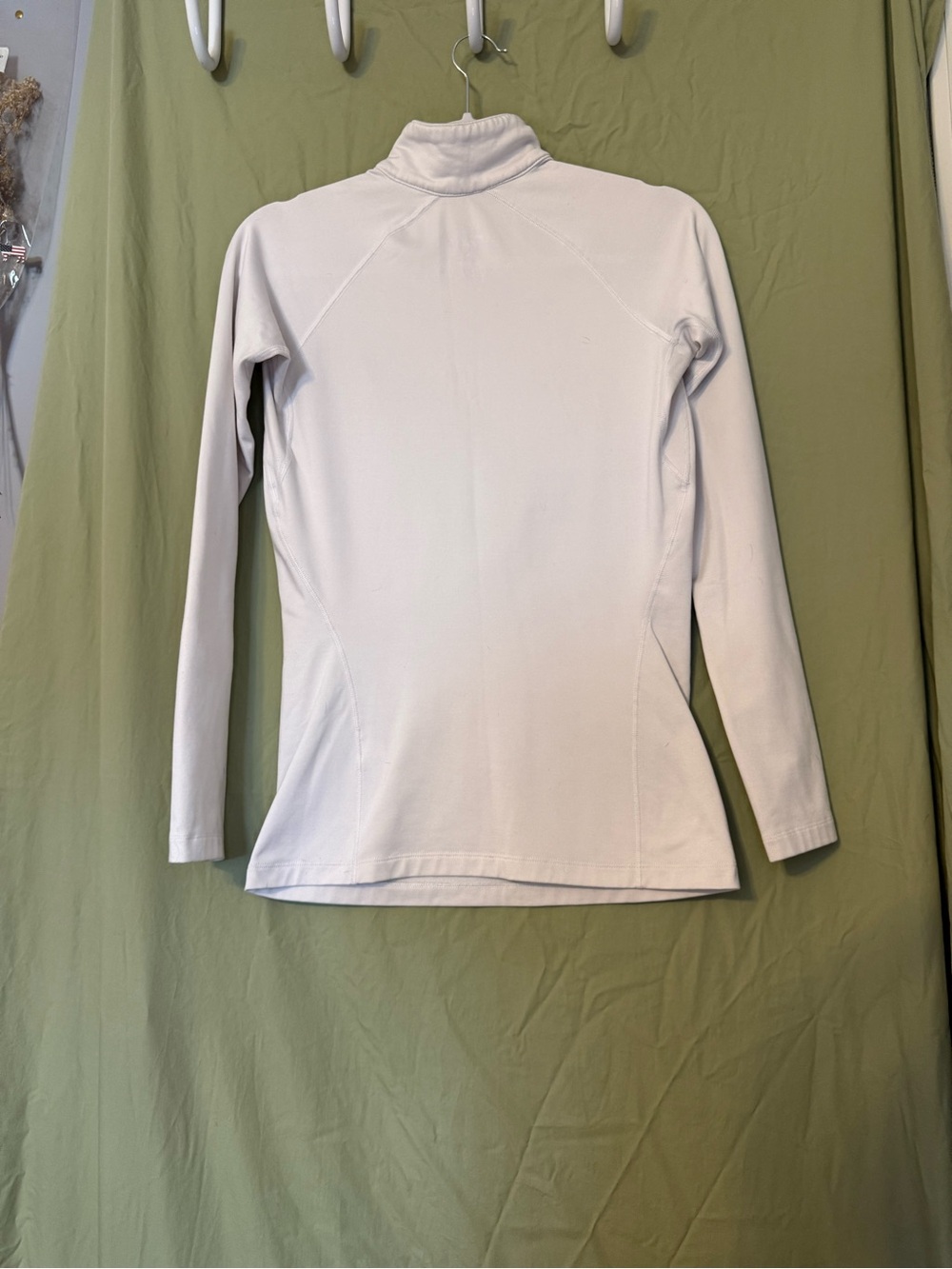 Nike Women's Long Sleeve Mock Neck Top - White